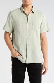 Lucky Brand Playa Short Sleeve Button-Up Shirt