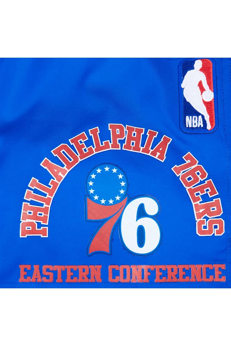Men's Pro Standard Royal Philadelphia 76ers Area Code Shorts, Alternate, color, Royal
