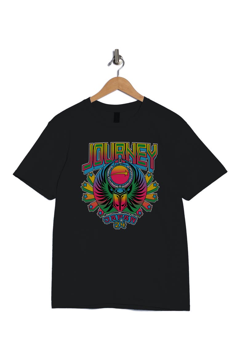 Journey Japan Tour Graphic T-Shirt, Alternate, color, BLACK