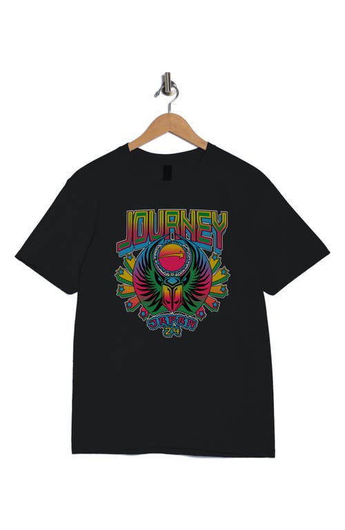 Monster Digital Journey Japan Tour Graphic T-shirt In Black