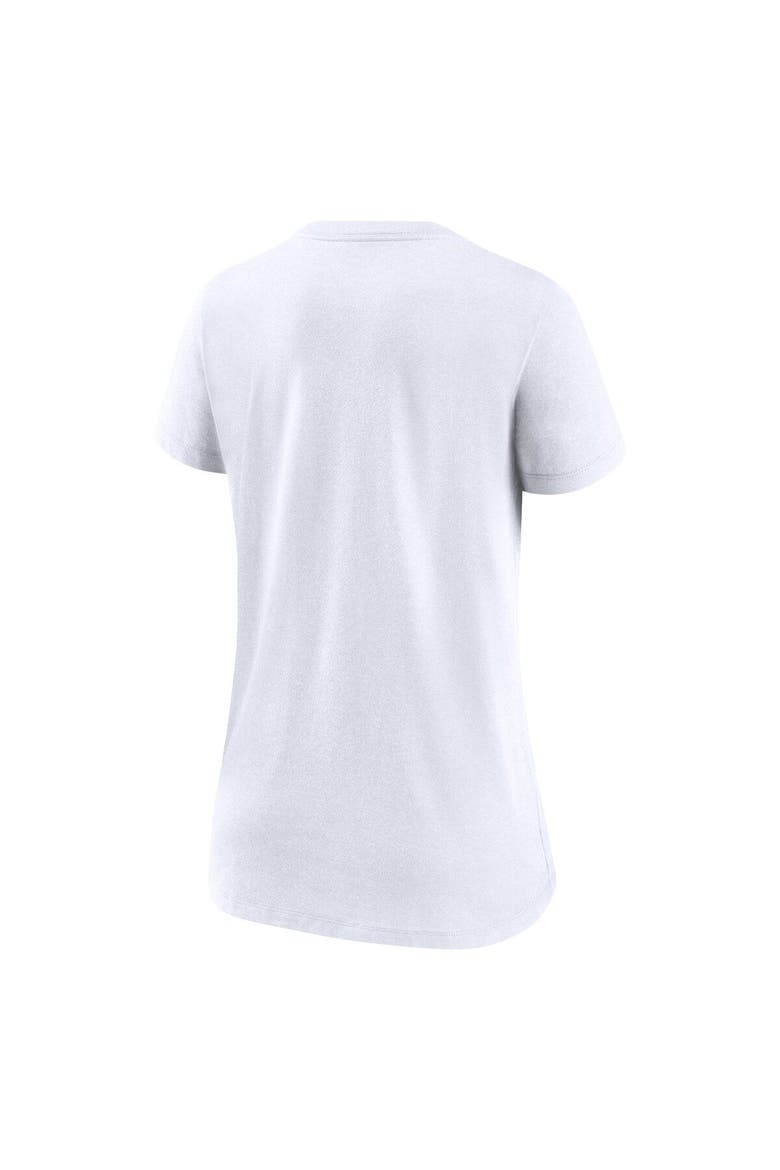 Women's Nike White Washington Commanders Hometown Collection Tri-Blend V-Neck T-Shirt, Alternate, color, White