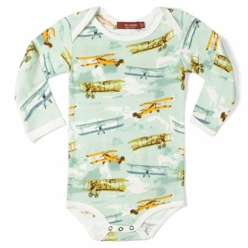 Milkbarn Organic Cotton Long Sleeve One Piece