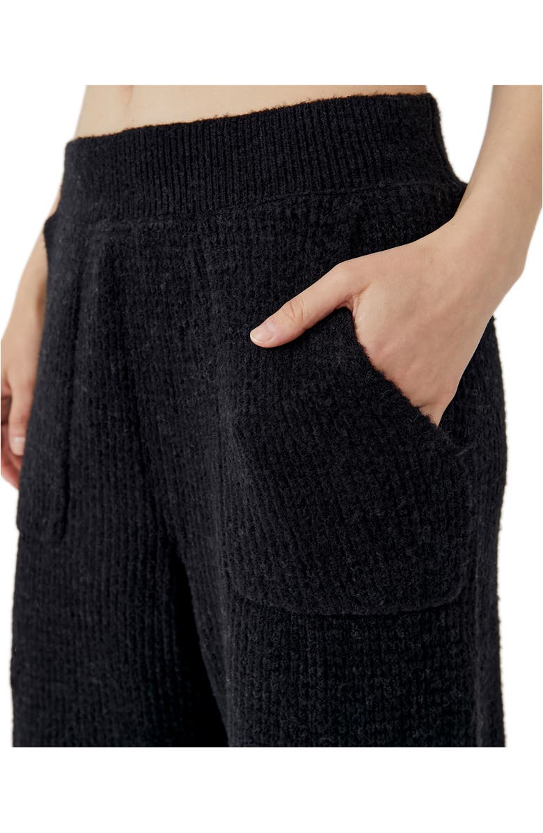 Free People C.O.Z.Y. Waffle Knit Joggers, Alternate, color, 