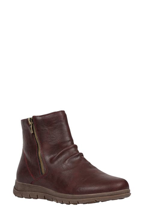 Fremont Faux Leather Ankle Boot