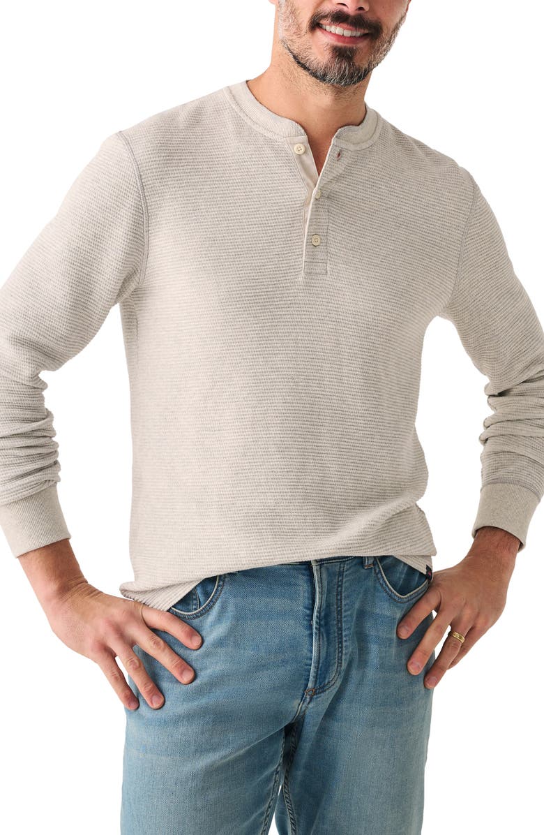 Faherty Surf Waffle Henley, Main, color,