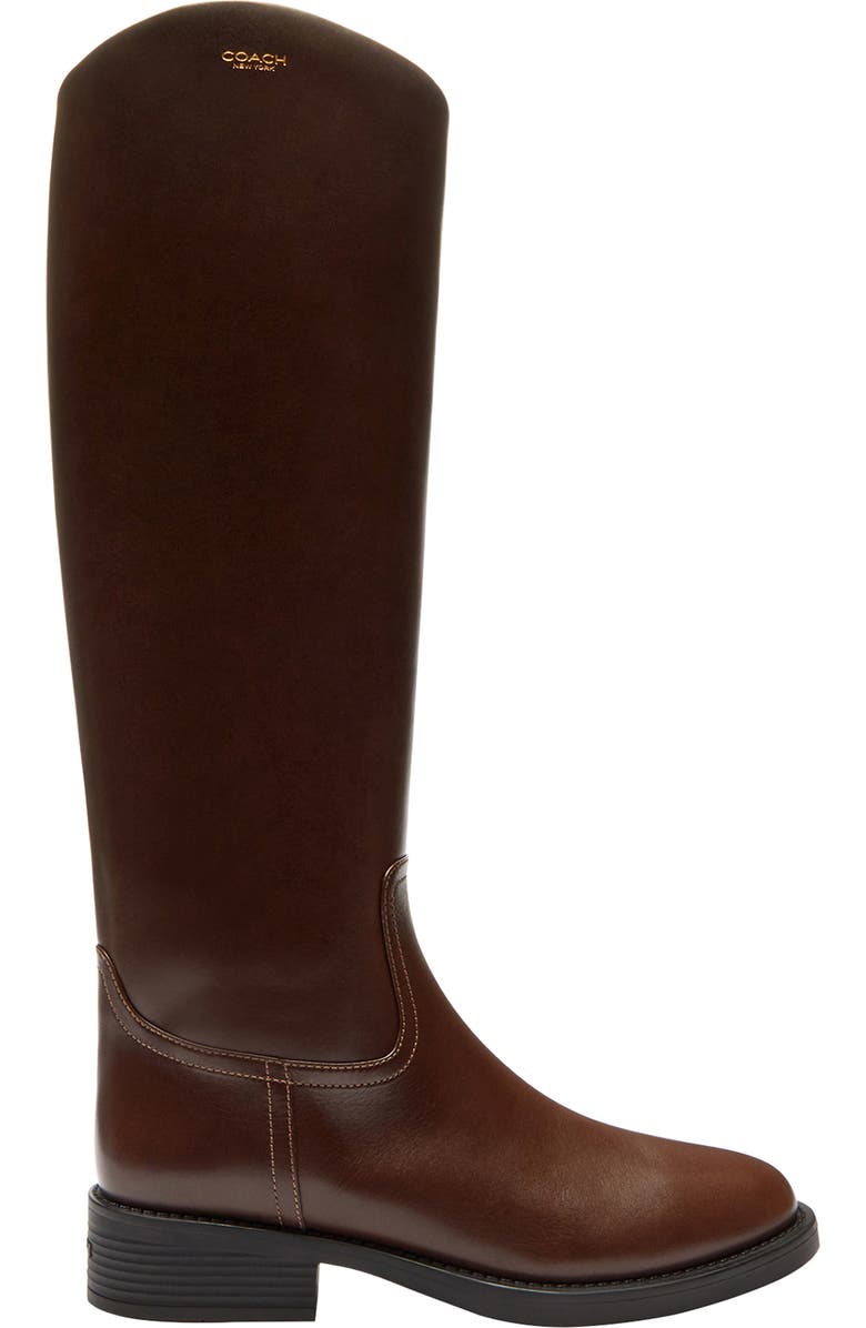 COACH Park Knee High Boot, Alternate, color, Maple