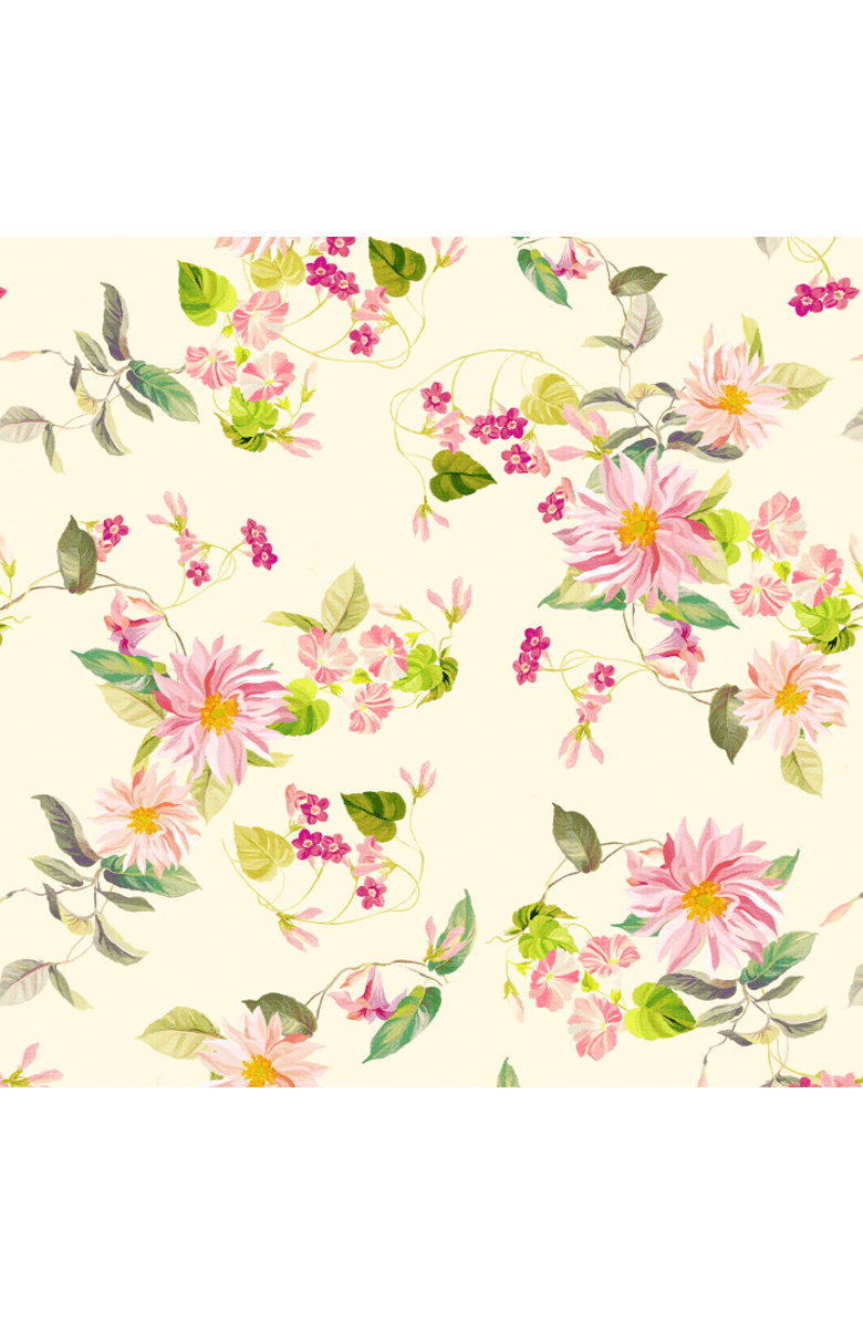 The Cat's Pajamas Pima Knit Night Shirt Floral, Alternate, color, Carolina