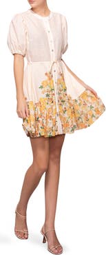 MELLODAY Border Print Dress