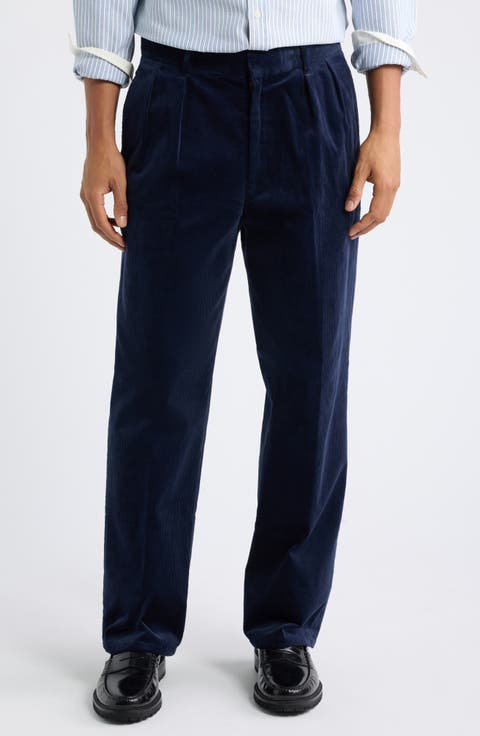 Henry Pleated Corduroy Pants