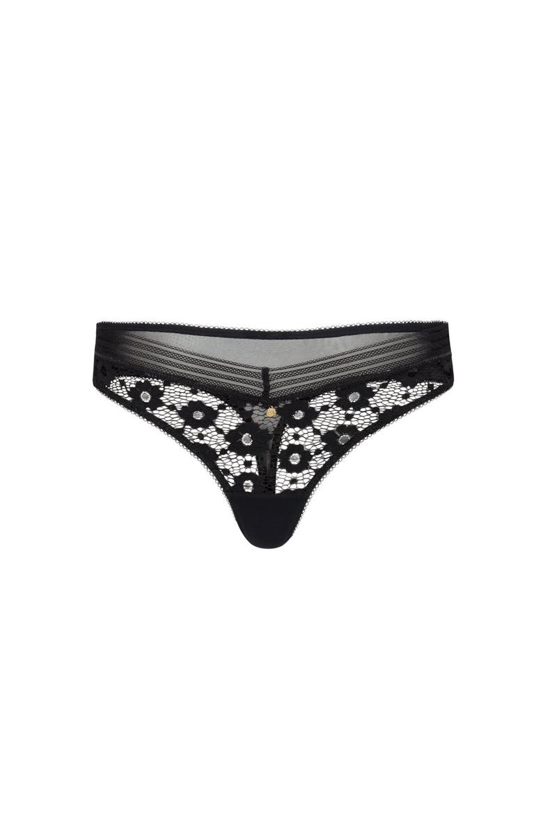Nolie Thong Panties, Alternate, color, Black