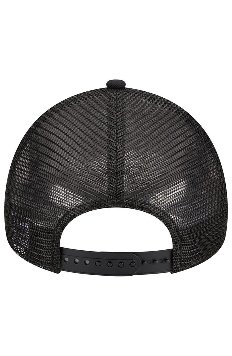 New Era Men's New Era Black Milwaukee Brewers A-Frame 9FORTY Trucker Adjustable Hat, Alternate, color, 