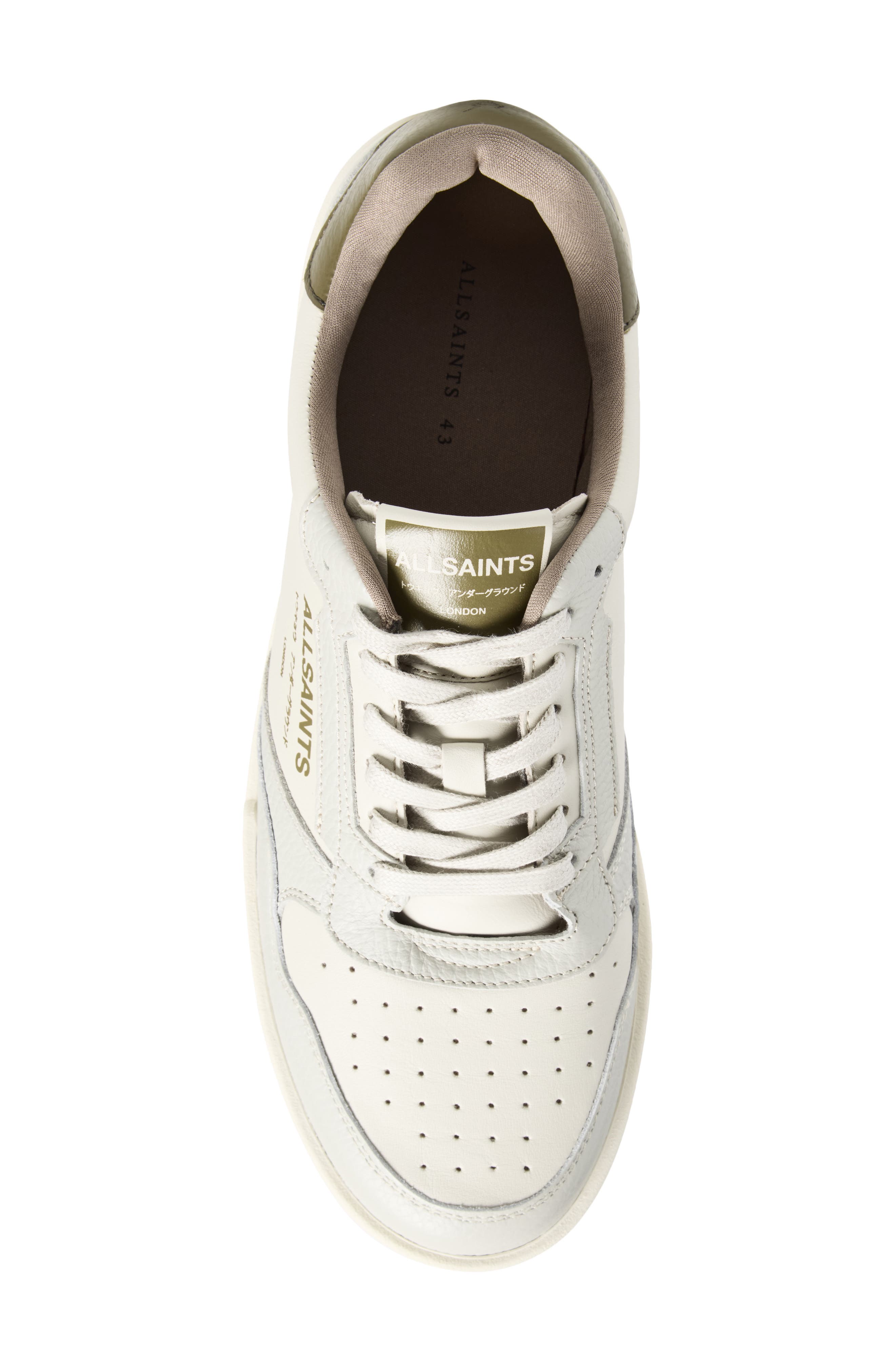 Regan Low Top Sneaker, Alternate, color, WHITE/ GREEN