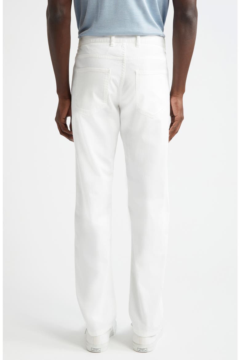 Five-Pocket Slim Fit Chinos, Alternate, color, OPEN WHITE