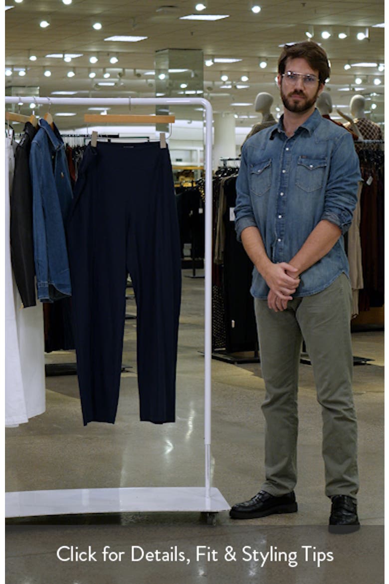 High Waist Wide Leg Seamed Pants video