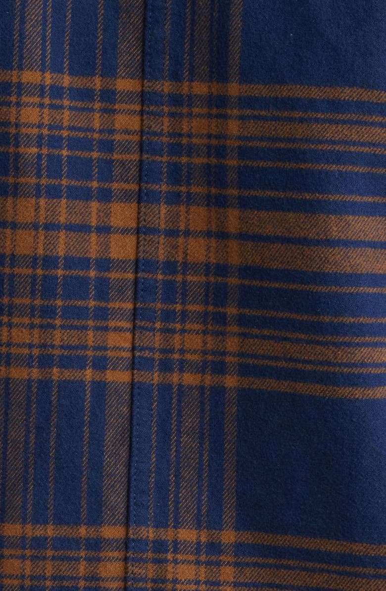 Vans Nelson Heavyweight Plaid Flannel Snap-Up Shacket, Alternate, color, 