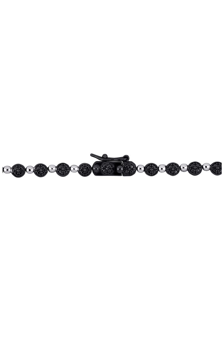Black Diamond Disc Necklace - 0.50 ctw, Alternate, color, BLACK