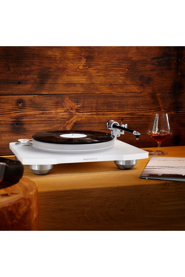 TT-15S1 Precision Belt Drive Turntable with Cartridge, Alternate, color, White