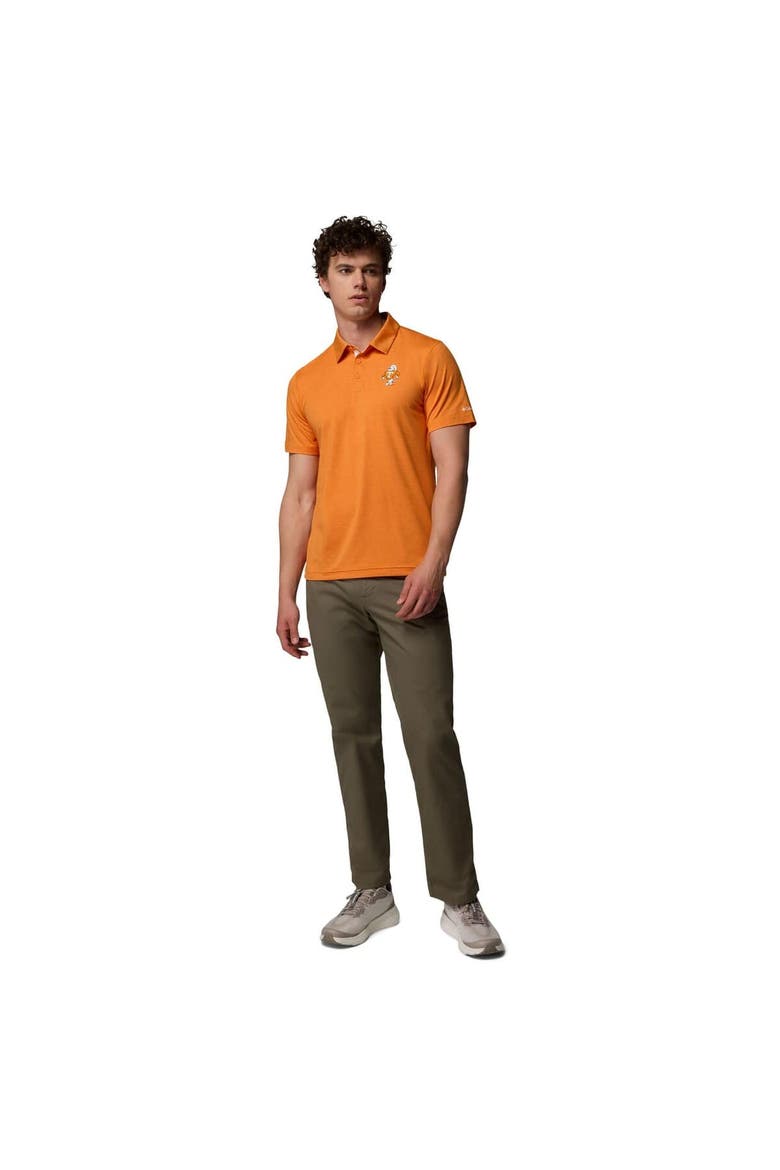Men's Columbia Tennessee Orange Tennessee Volunteers Tech Trail Polo, Alternate, color, Tennessee Orange
