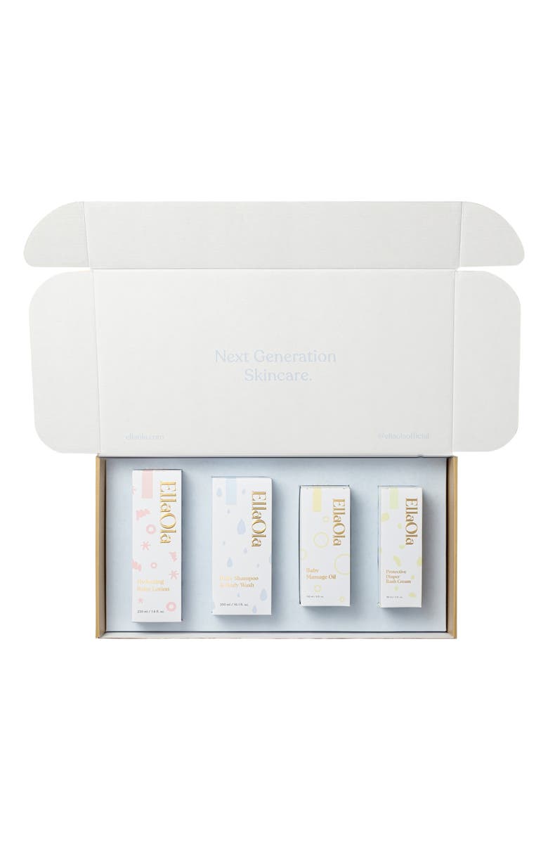 EllaOla The Baby's 4-Piece Essential Skin Care Set, Alternate, color,