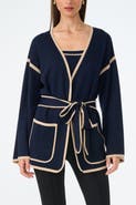 Trina Turk Wright Belted Flare Sleeve Cardigan