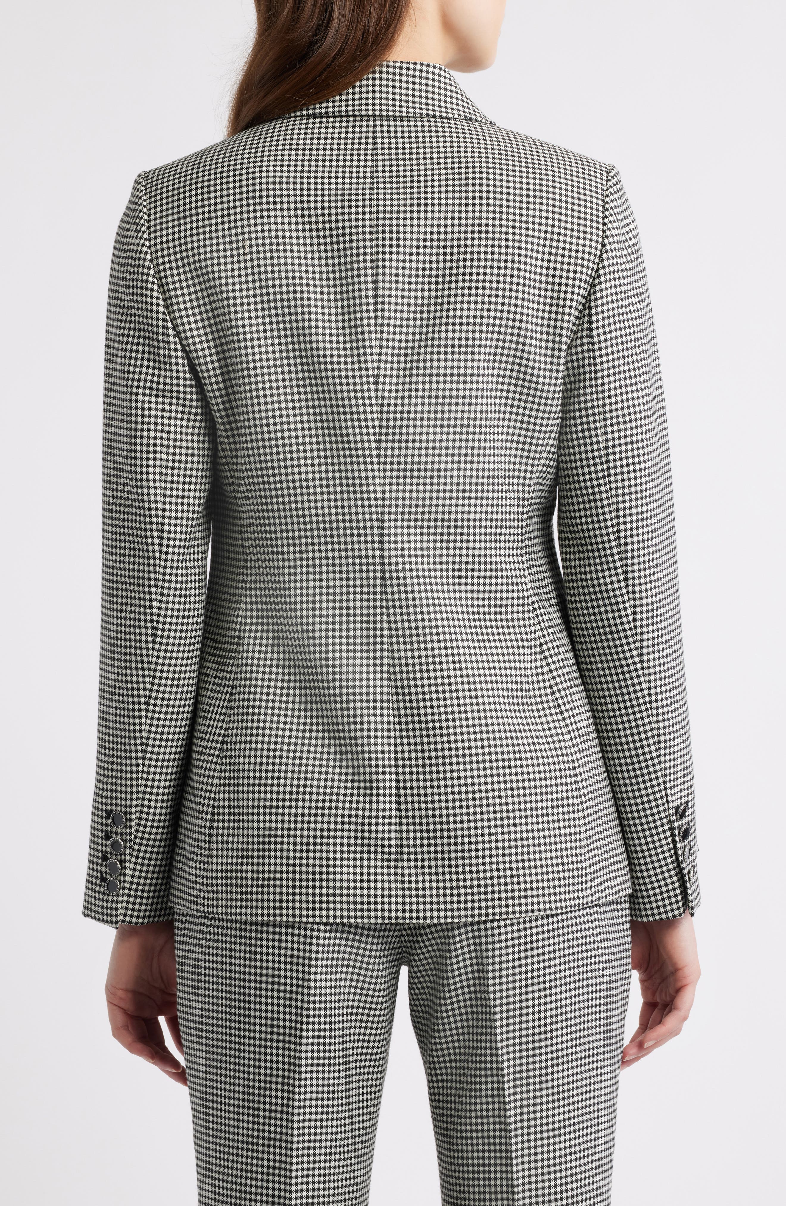 The Greta Check Wool Blend Jacket - image 2
