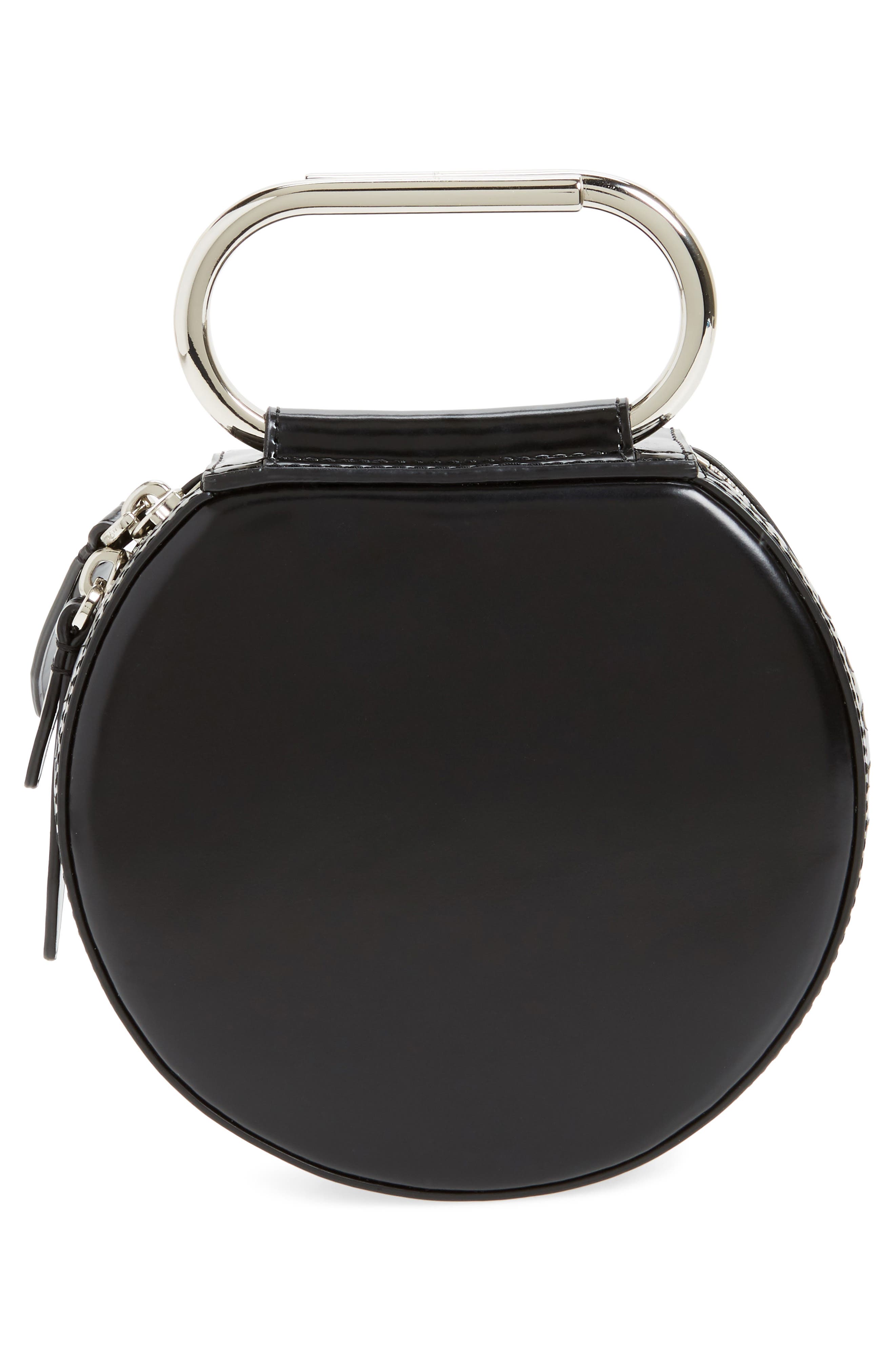 3.1 Phillip Lim Alix Leather Circle Clutch, Alternate, color, 