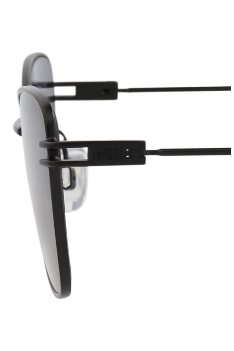 52mm Aviator Sunglasses, Alternate, color, BLACK BLACK GREY