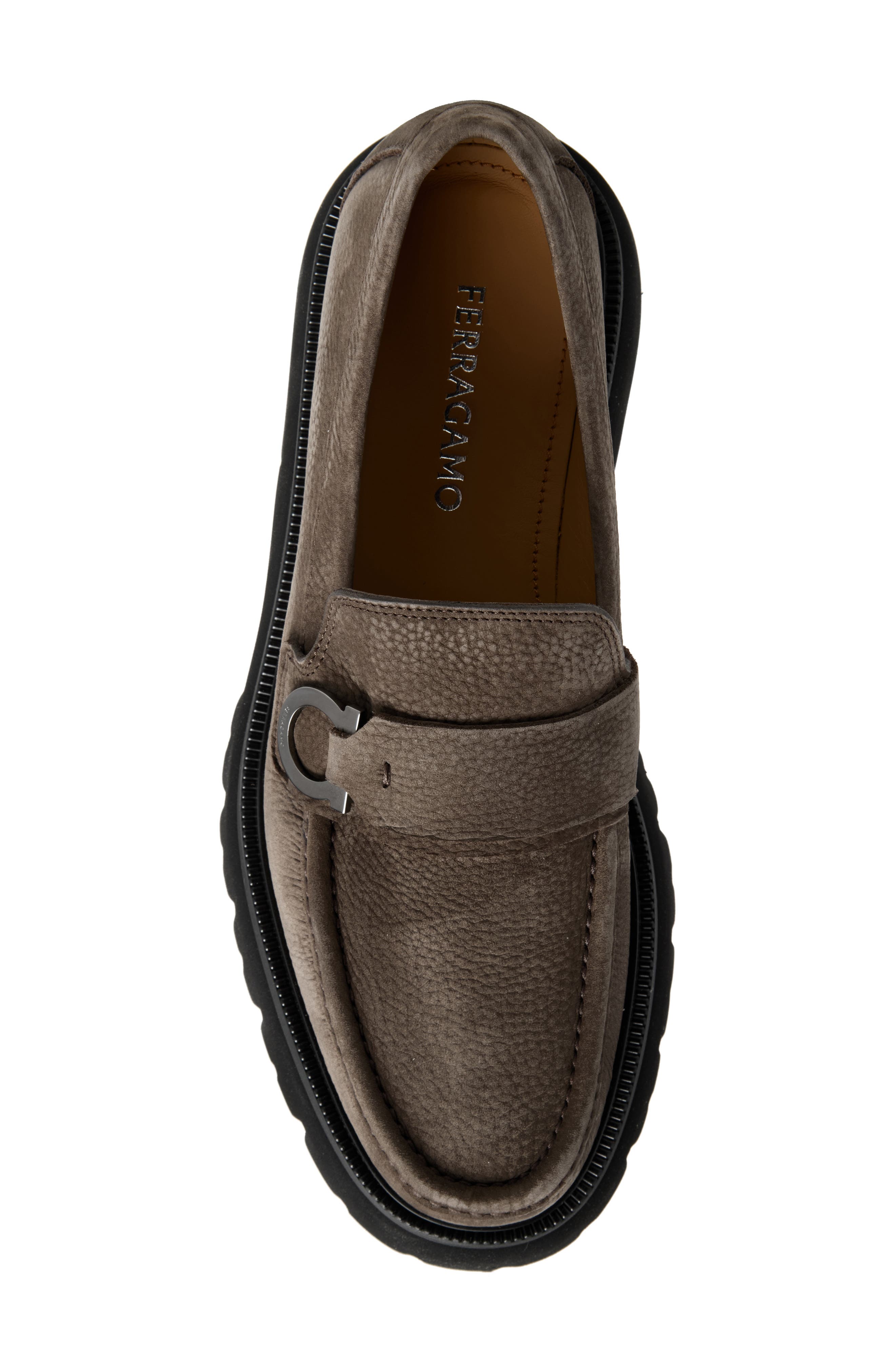 Andover Gancini Bit Lug Sole Loafer, Alternate, color, ELEFANTE T.MORO BISCOTTO