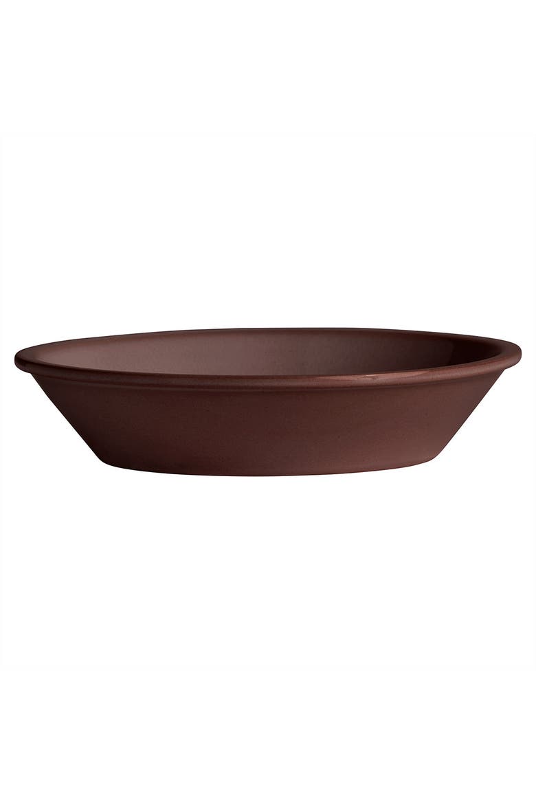 Yuka Deep Plate - Set of 2, Alternate, color, Dark Terracotta