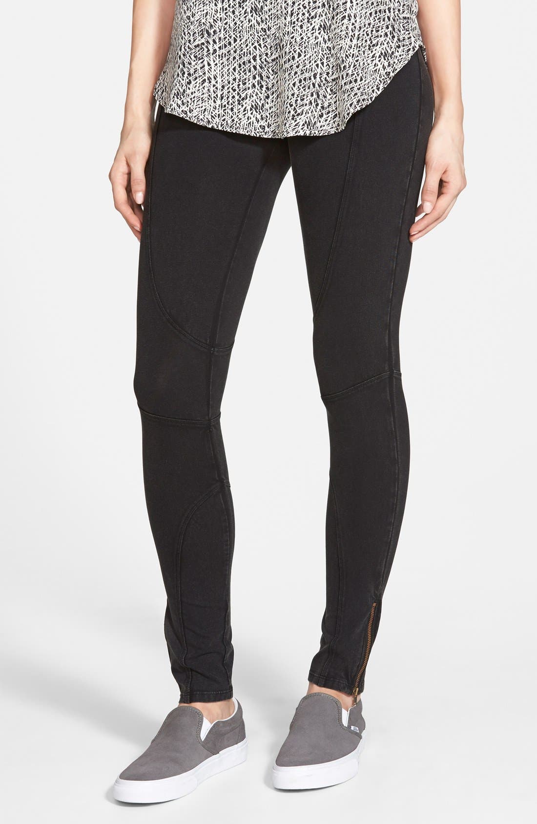 Sun & Shadow Moto Leggings (Women) | Nordstrom