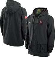 Nike Men's Nike Black Ohio State Buckeyes 2025 NCAA Military Appreciation Full-Snap Jacket