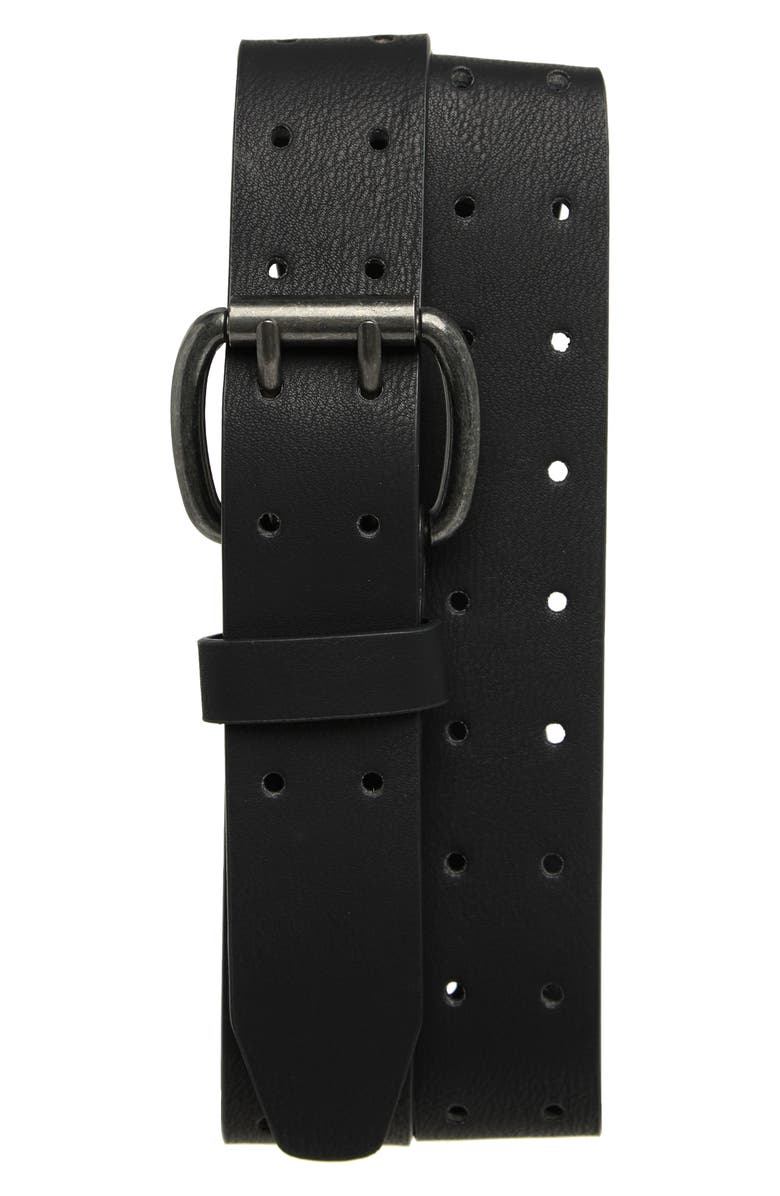 Duchamp Leather Belt, Main, color, 