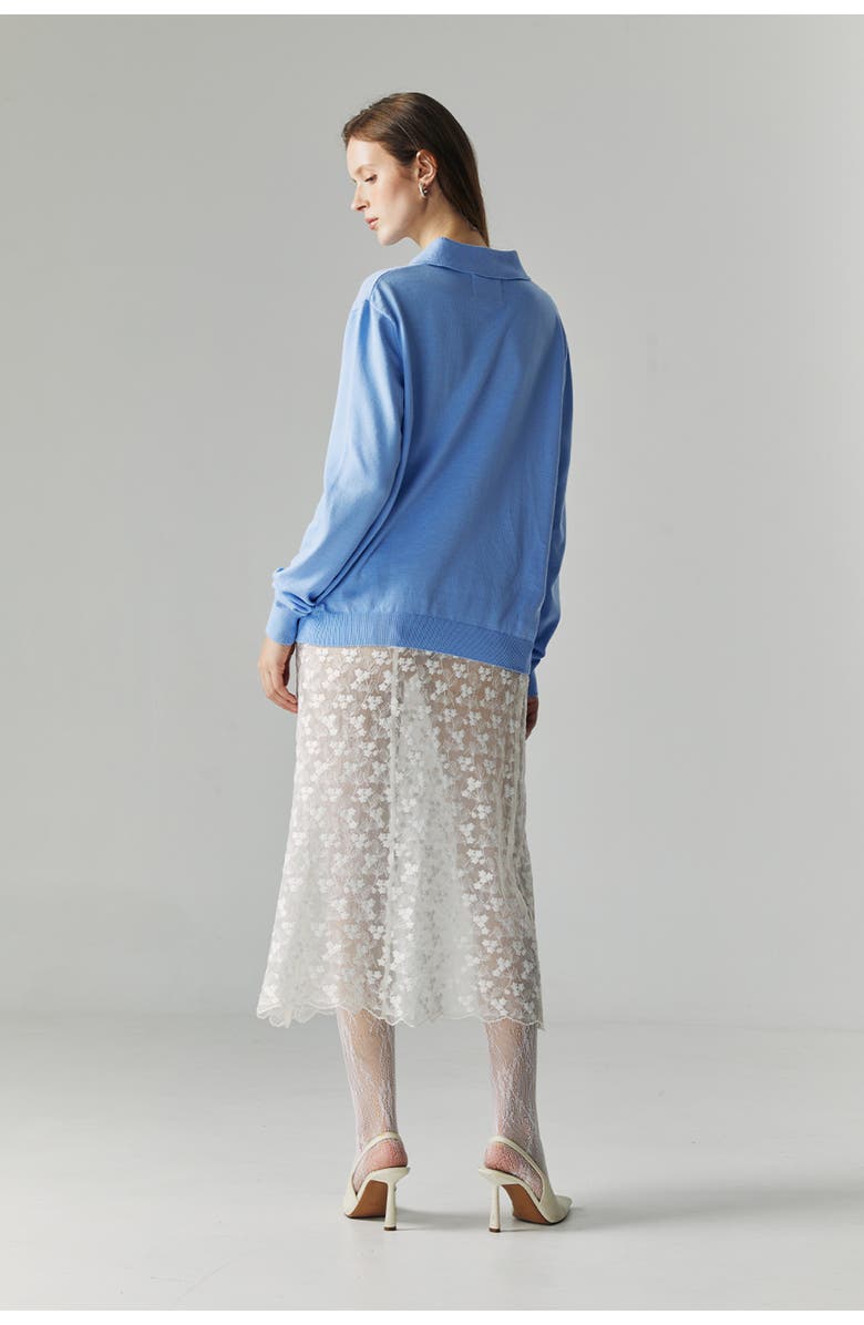 ATS Nara Knit Top, Alternate, color, Blue