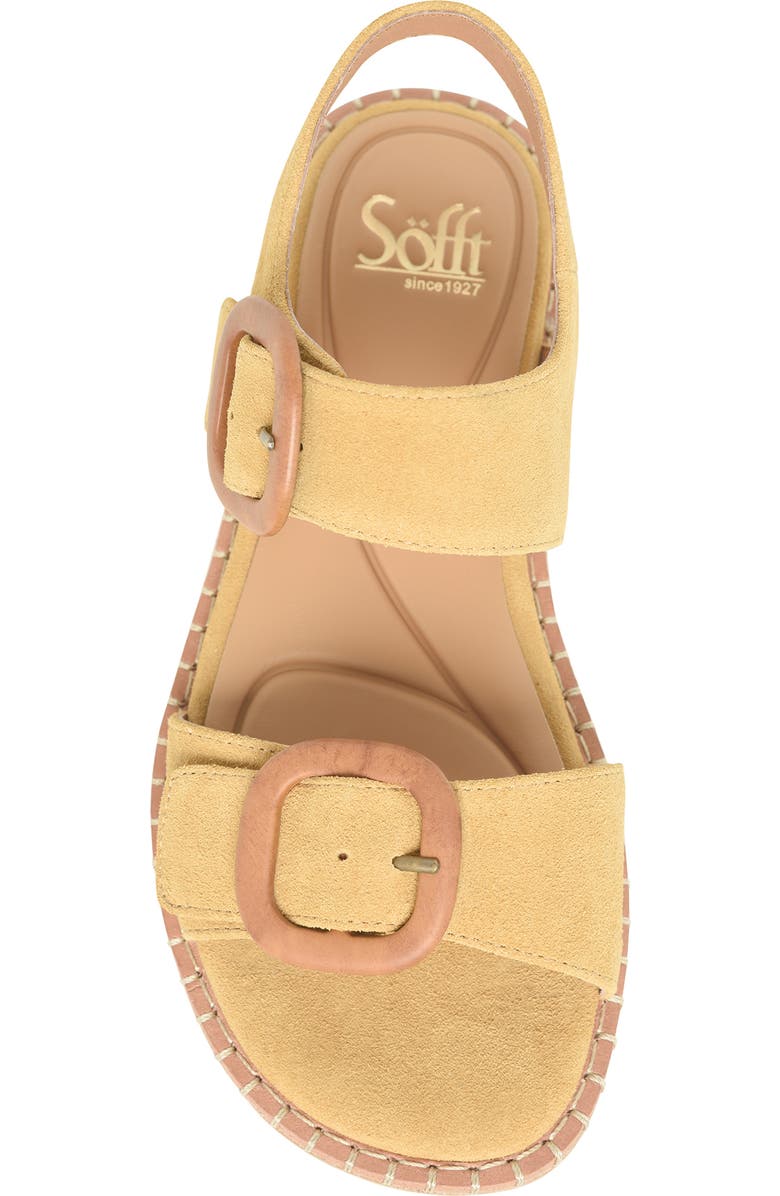 Söfft Napa Slingback Sandal, Alternate, color, Goldenrod