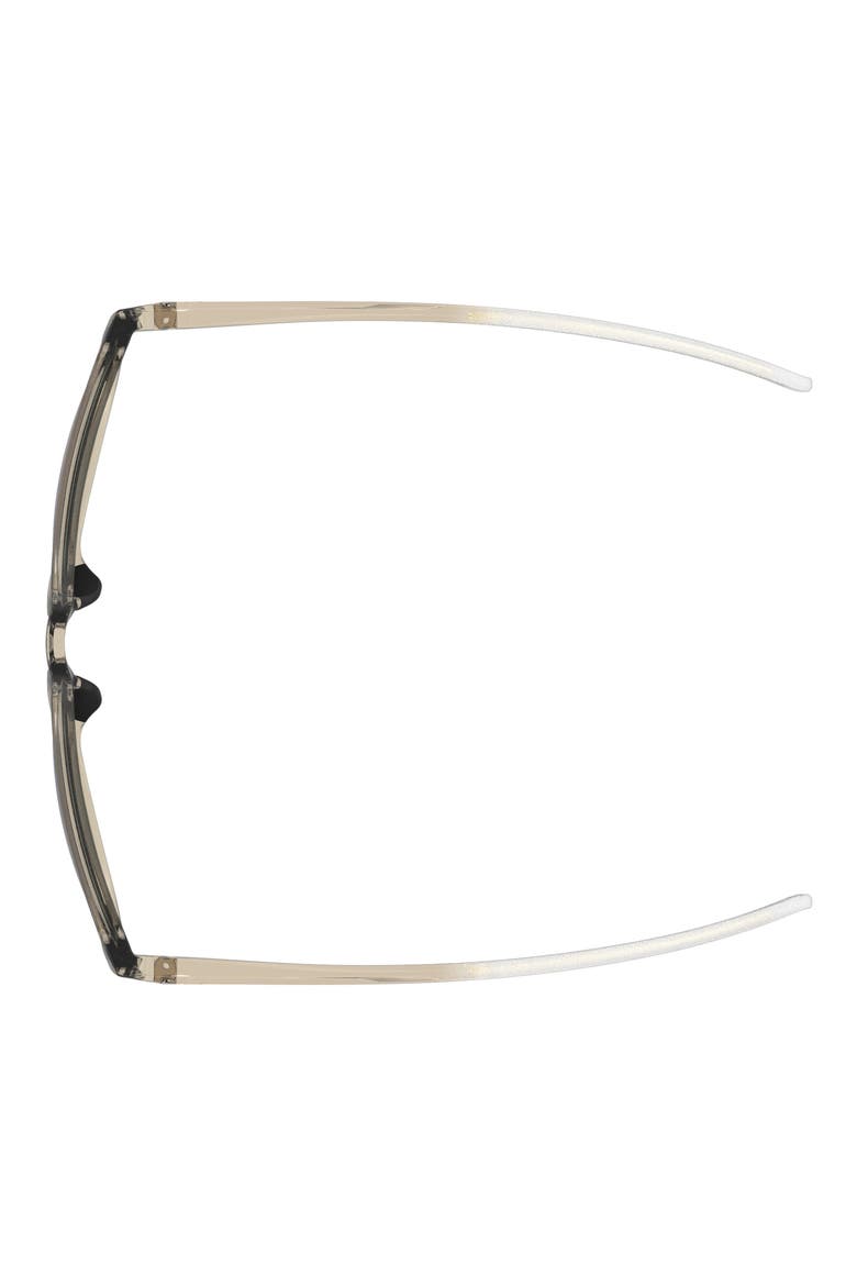 57mm Mirrored Round Sunglasses, Alternate, color, Z/DNUBEIGE