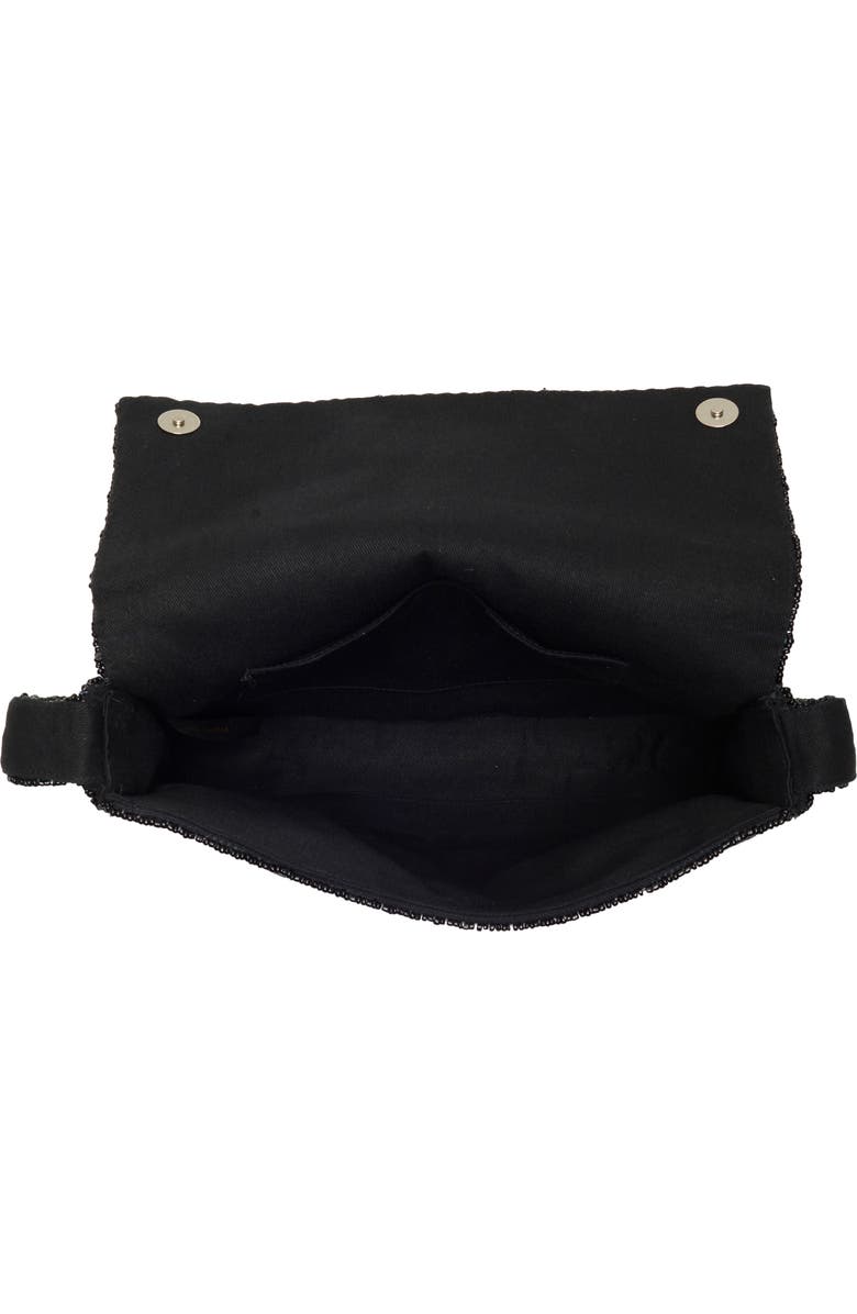 Jessica McClintock Laila Beaded Clutch, Alternate, color, Leaf Pring