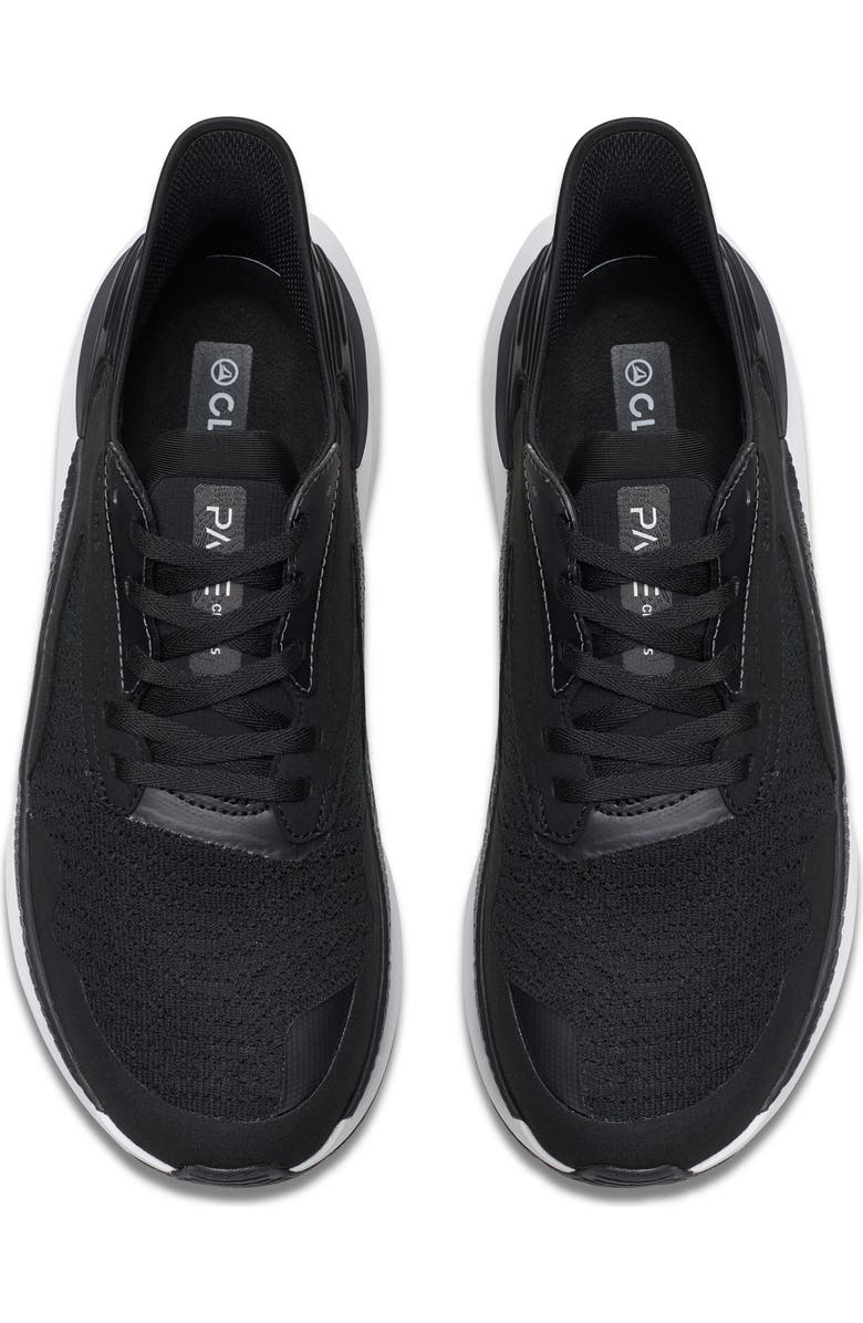 Clarks<sup>®</sup> Pace Lace-Up Sneaker, Alternate, color, Black/ White