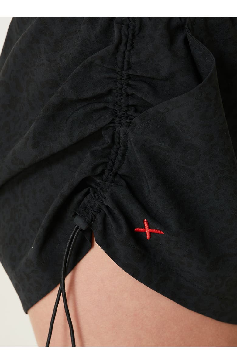 PCFG Free Heaven Leopard Track Suit Short, Alternate, color, Black