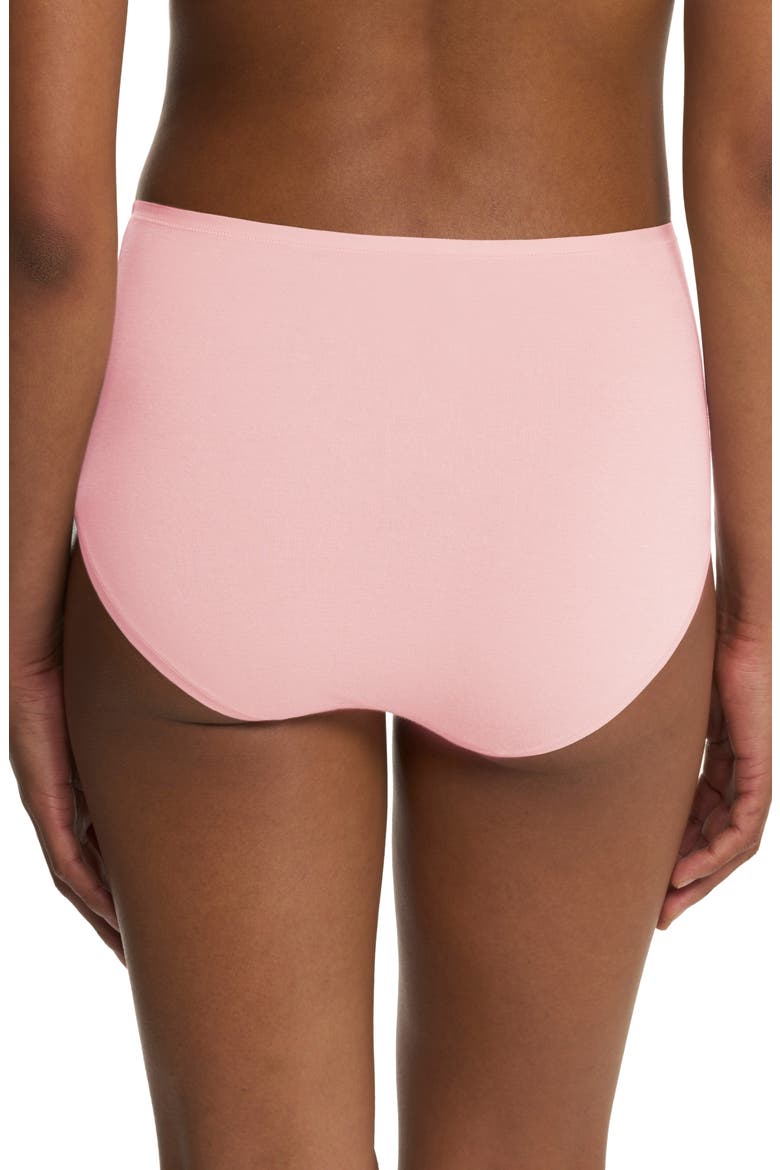 Bliss Bare Cotton High Waist Briefs, Alternate, color, PRFCT PINK