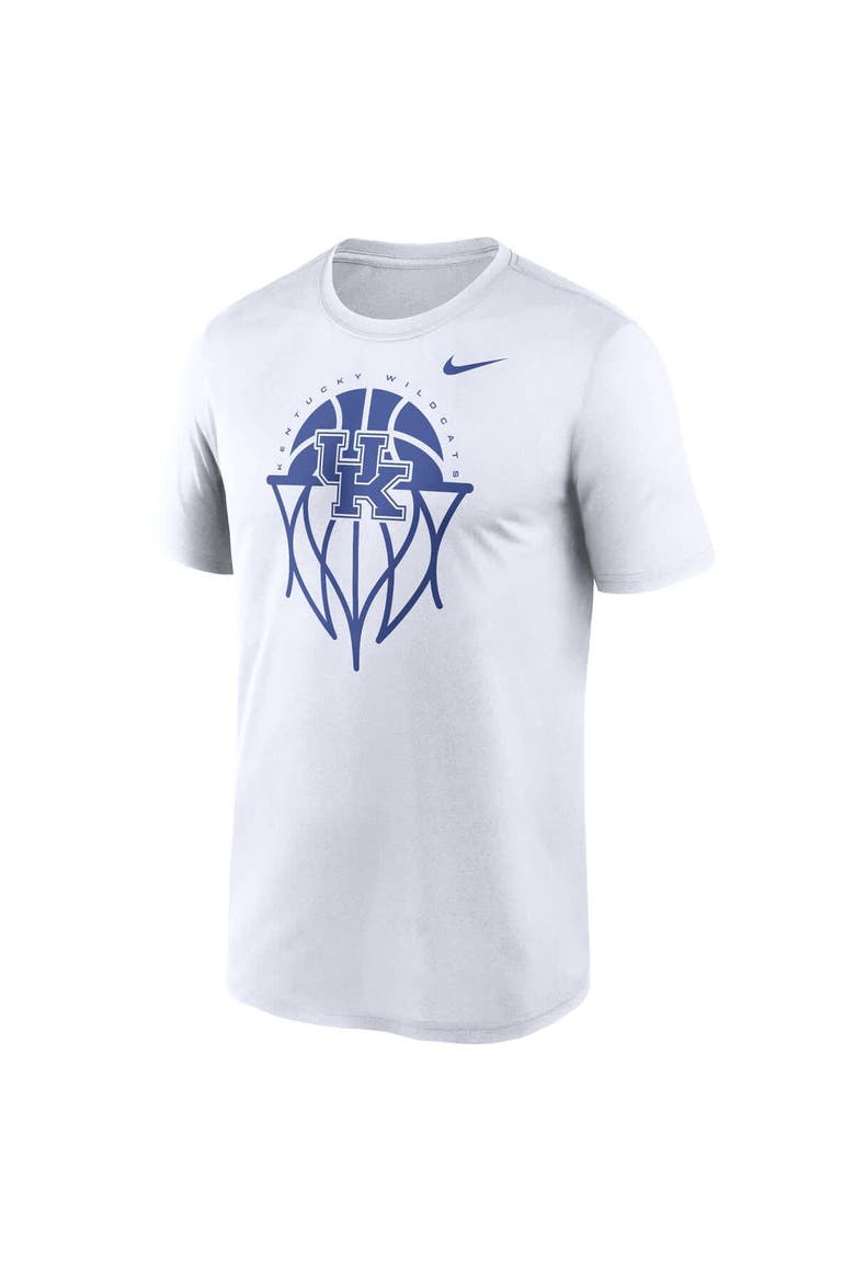 Men's Nike White Kentucky Wildcats Basketball Icon Legend Dri-FIT T-Shirt, Alternate, color, White