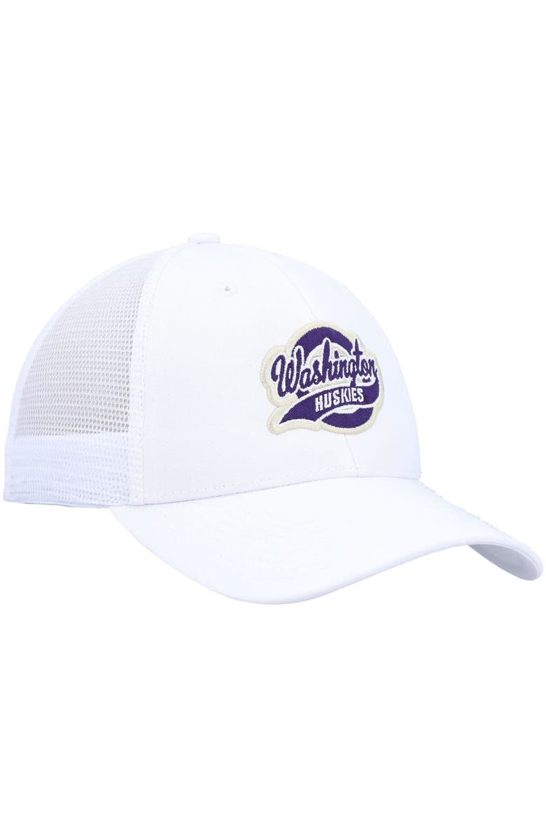 AHEAD Men's Ahead White Washington Huskies Brant Trucker Adjustable Hat, Alternate, color, White