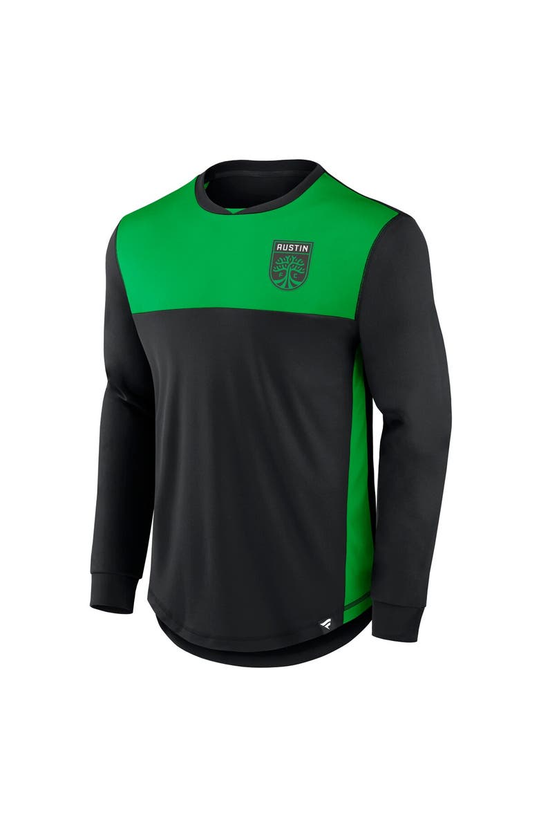 FANATICS Men's Fanatics Branded Black Austin FC Mid Goal Long Sleeve T-Shirt, Alternate, color, Black