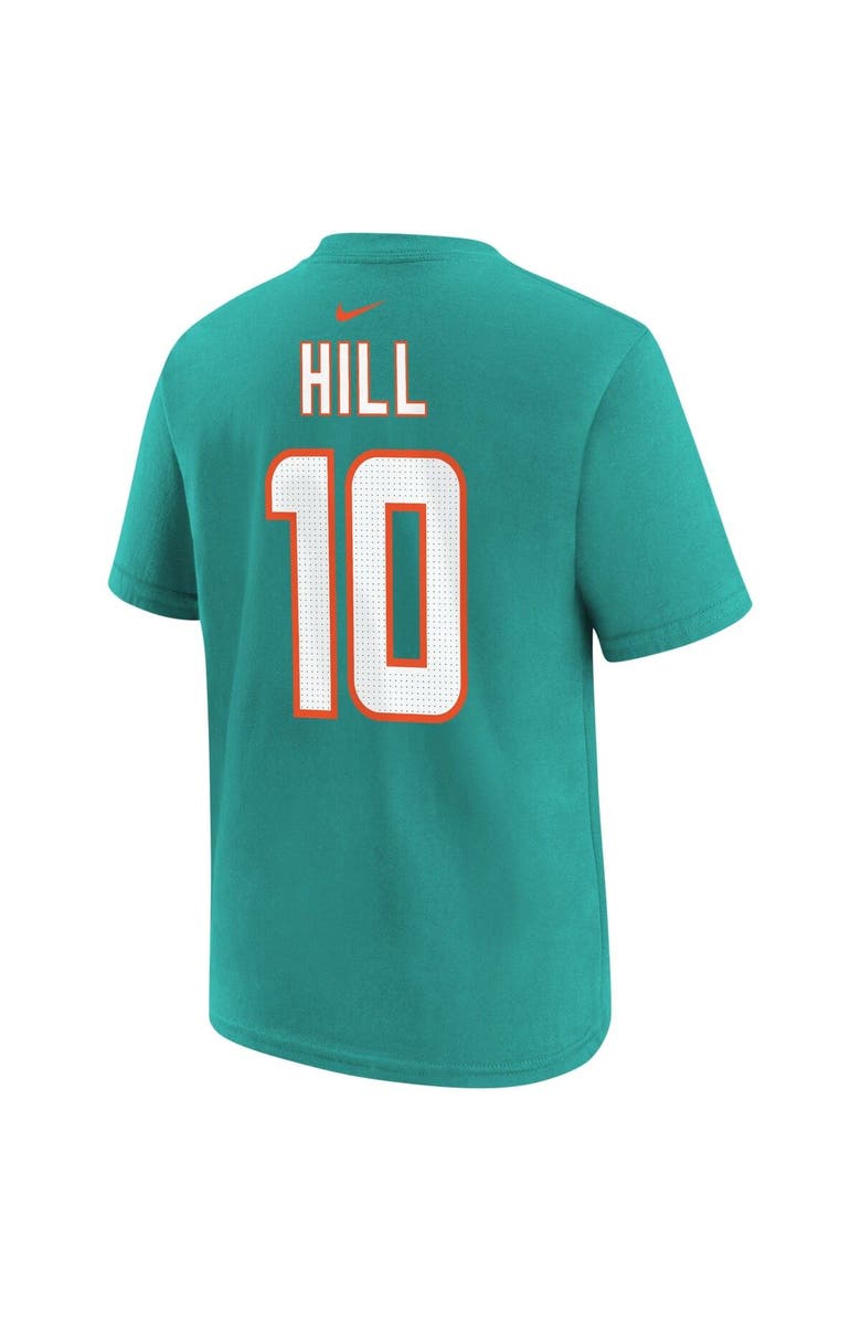 Nike Youth Nike Tyreek Hill Aqua Miami Dolphins Player Name & Number T-Shirt, Alternate, color, Aqua