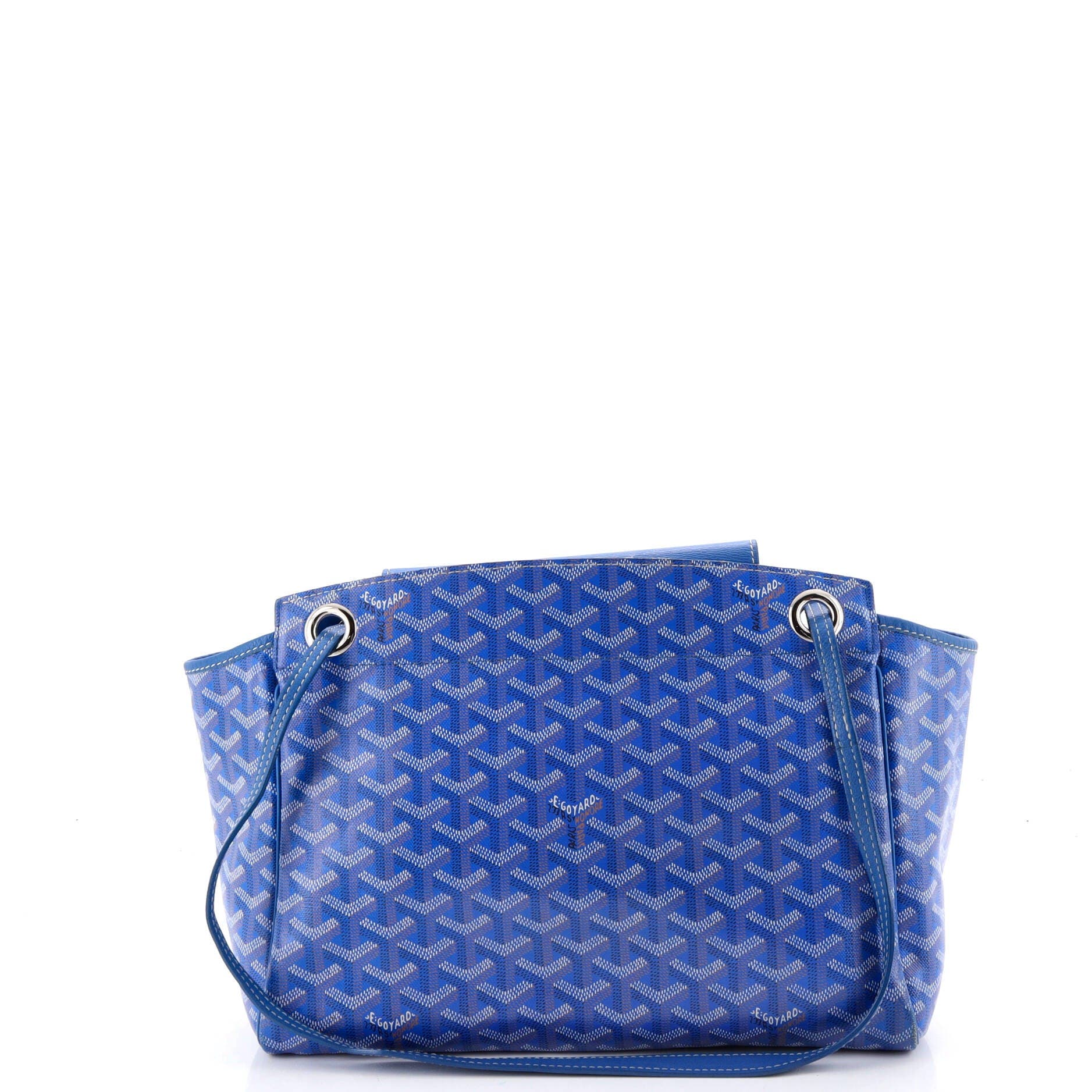 Rouette Bag Coated Canvas PM, Alternate, color, Blue