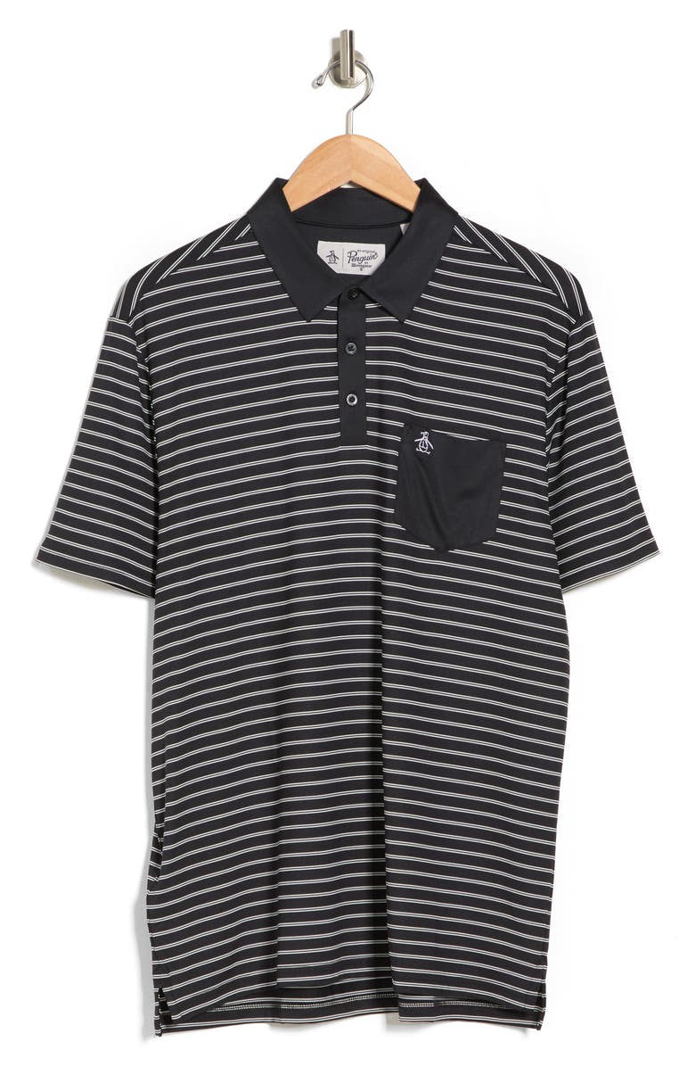 Original Penguin Colorblock Stripe Jersey Polo, Alternate, color, 