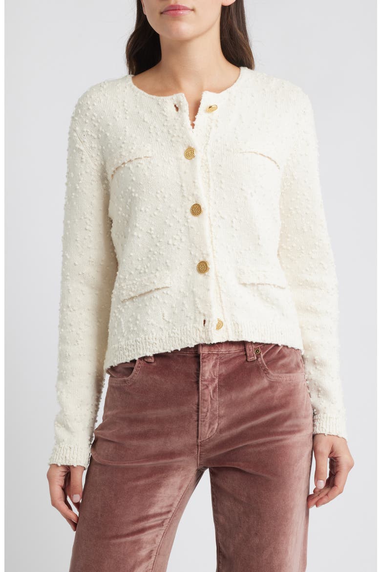 Richie Wool Cardigan, Main, color, IVORY