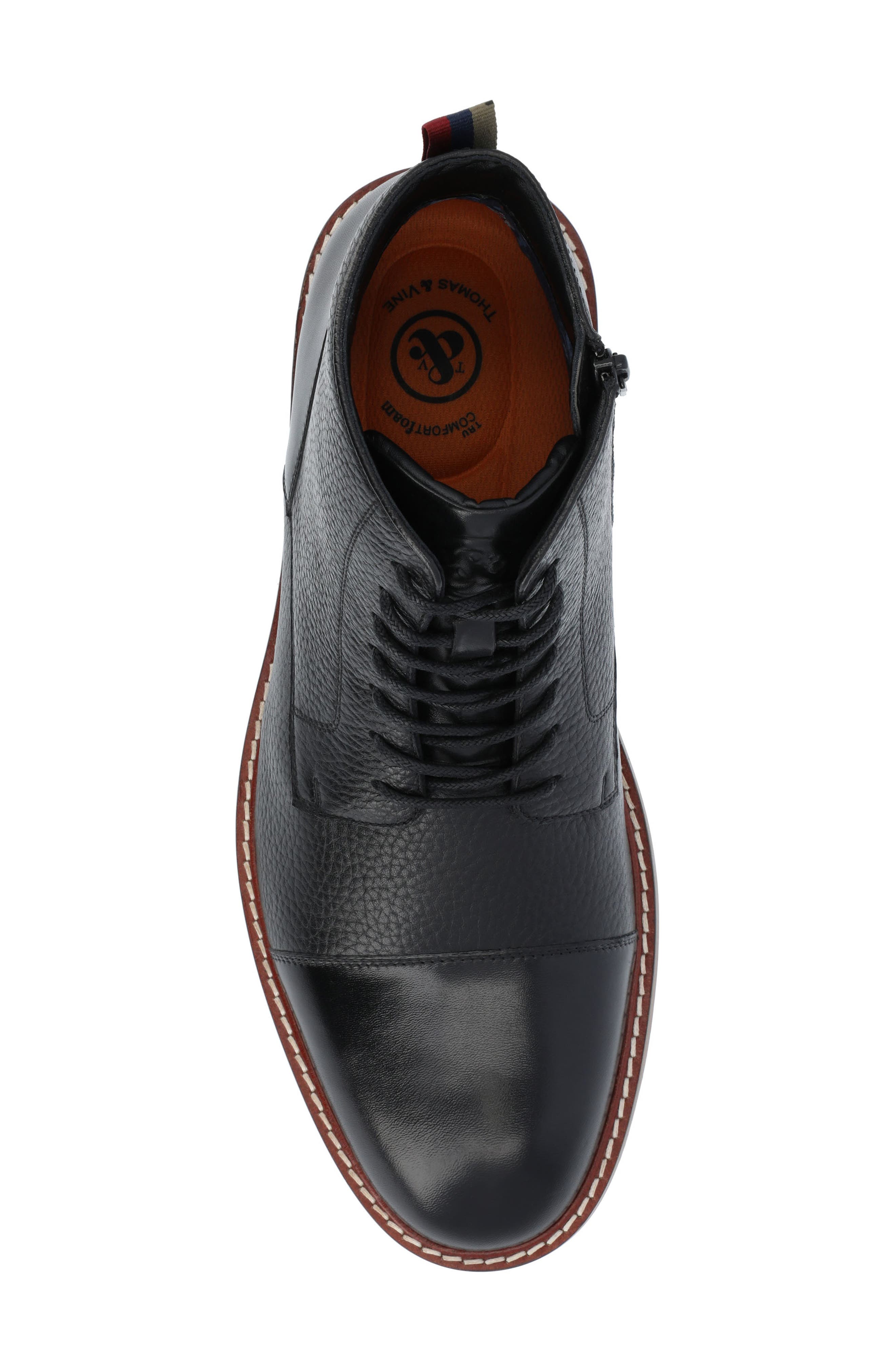 Thomas & Vine Jagger Cap Toe Ankle Boot, Alternate, color, 