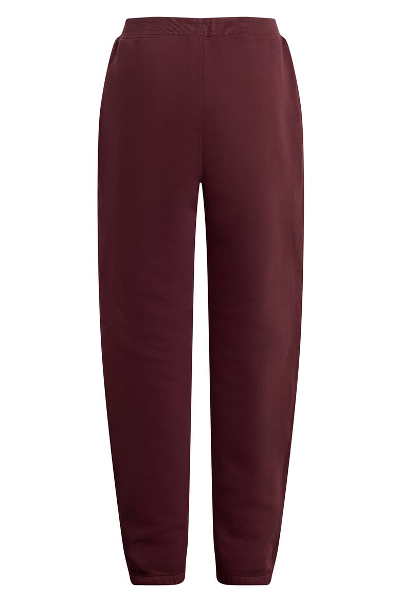 The Fatigue Sisters Cotton Blend Joggers, Alternate, color, BURGUNDY DAHLIA