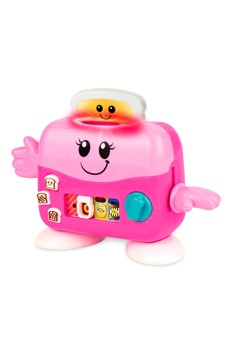 Winfun Mycook Master Toast 
N Fun Tea Set, Pink, Lights 
Sounds, Kids, Alternate, color, Multicolored
