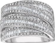 FZN Sterling Silver Lab Grown Diamond Ring